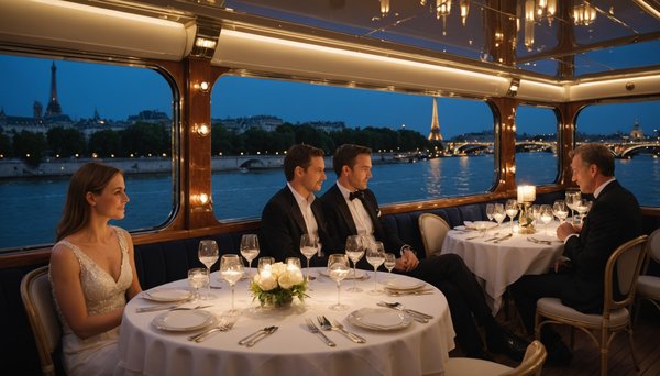 Croisière dîner paris : un voyage culinaire inoubliable