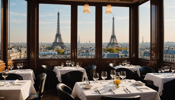 Découvrez le meilleur restaurant avec vue à paris : madame brasserie